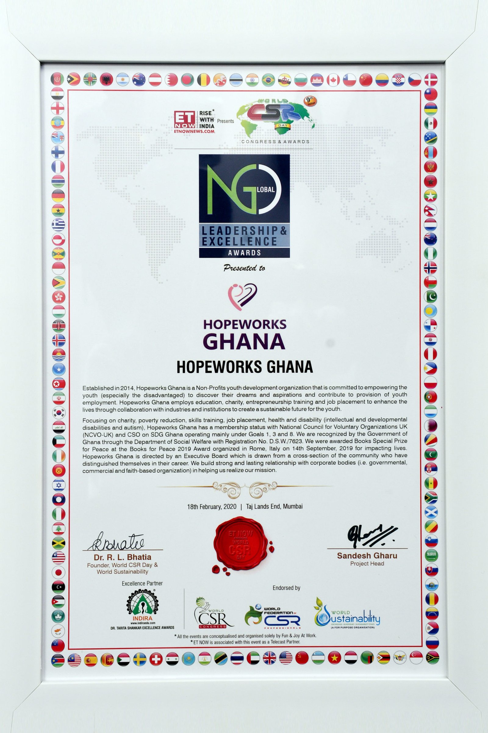 Hopeworks Ghana community outreach
